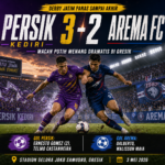 Persik Kediri Menang Dramatis 3-2 atas Arema