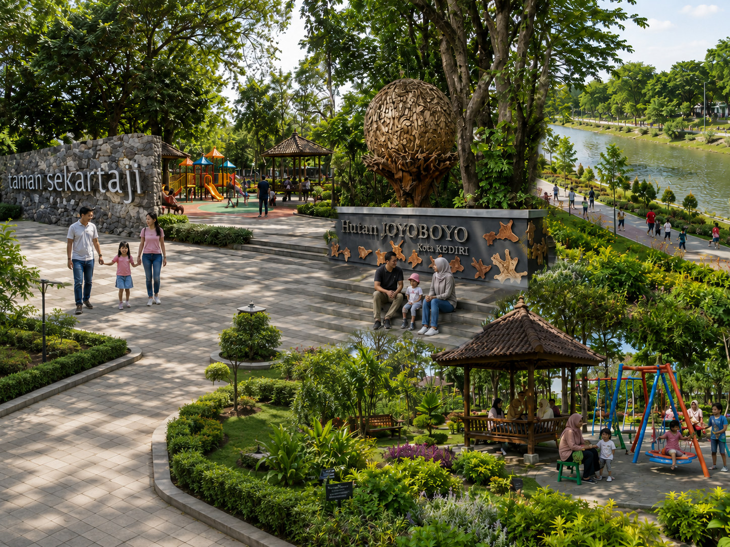 taman di kota kediri